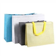 Sac de rangement non tissé stratifié à paillettes